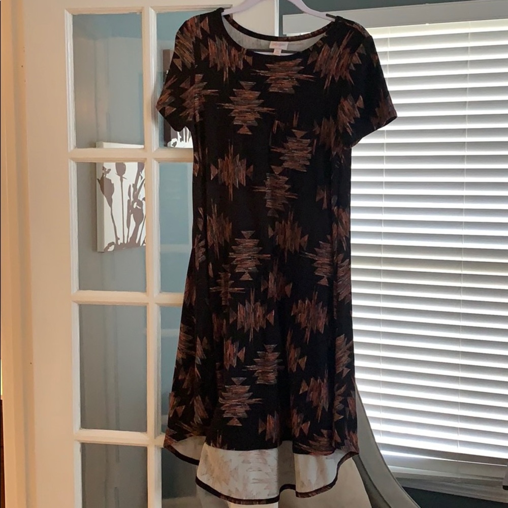 Lularoe Carly Black dress XS